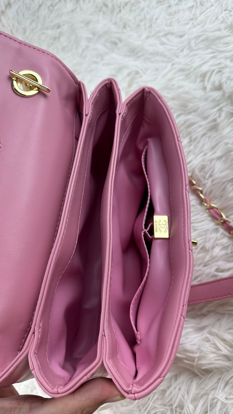 Ch**el top handle bags